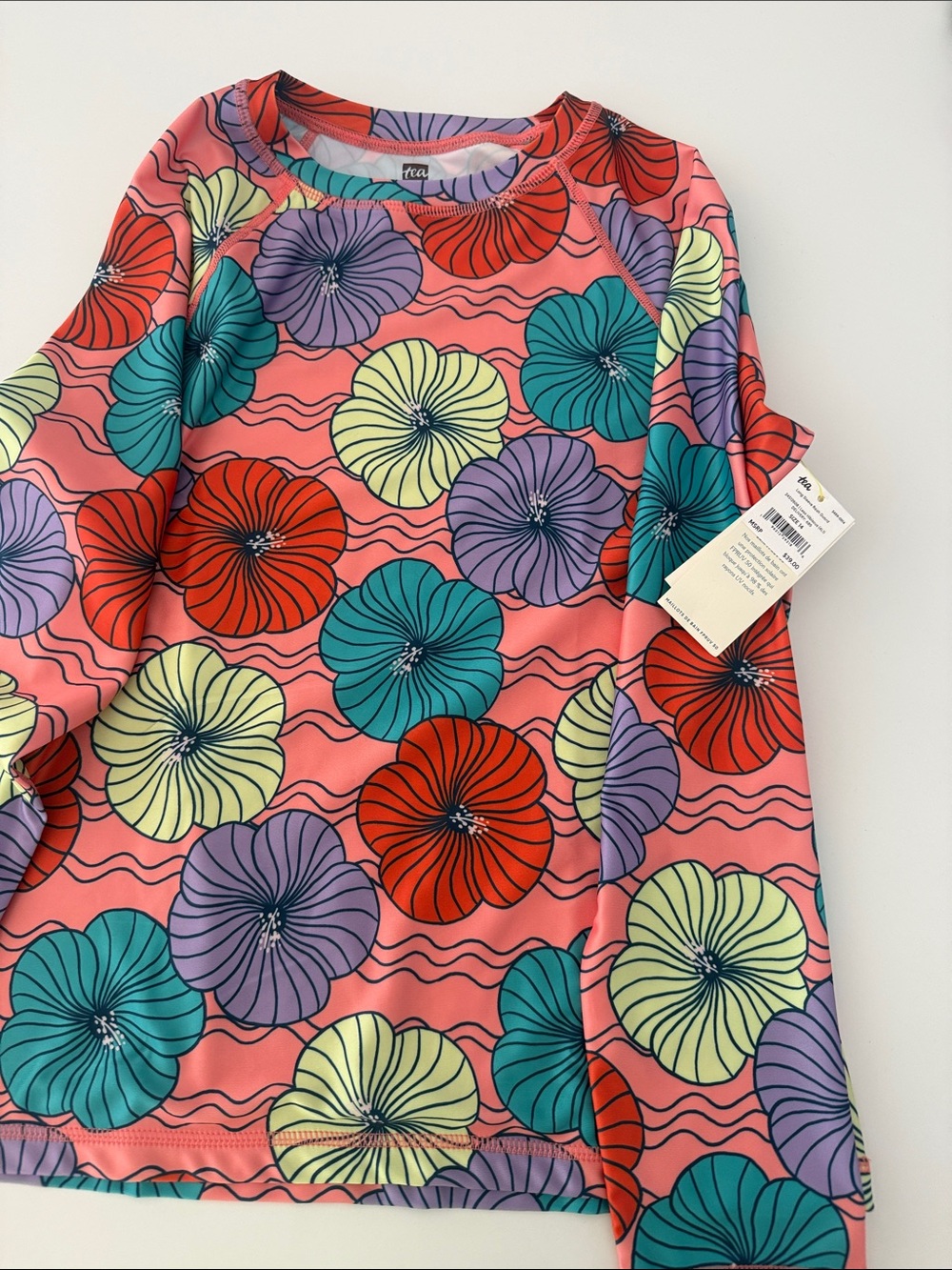 Tea collection rashguard size 14 NWT
